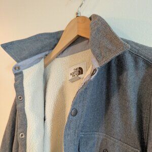 Northface Campshire Fleece Shirt Jacket (Grey)